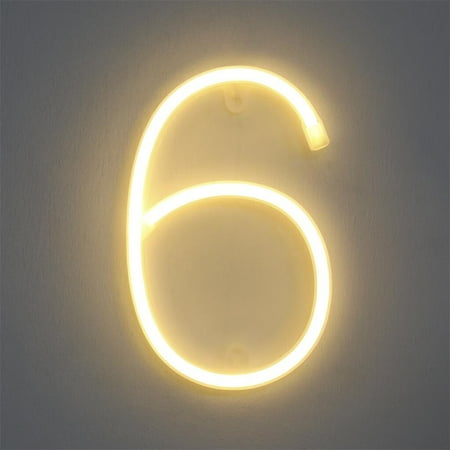 

LBS LED Letter Lights Light Up Plastic Letters Standing Hanging Warm Wihte Light