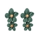 thumbnail image 1 of Moda Nueva Pendientes Europea y Personalidad Tendencia Color Doble Capa Flor Studs Dulce Pendientes, 1 of 5