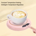 thumbnail image 3 of Calentador De Tazas Eléctrico Inteligente, Placa De Calentamiento Rápido De Temperatura Ajustable Para Café, Té, Leche, Oficina, Hogar, ABS, 3 of 7