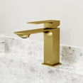 thumbnail image 4 of VIGO Dunn Single Handle Single-Hole Bathroom Faucet in Matte Brushed Gold, 4 of 13