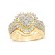 thumbnail image 1 of Anillo de dos piezas con diamantes de oro para bodas a la moda para mujer Wmkox8yii  fajkfhkj1944, 1 of 8