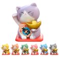 thumbnail image 4 of 7 Pcs Statues Miniatures de Chat en Résine, Figurines de Chat, Mini Statues de Jardin Miniatures, Décors, 4 of 8