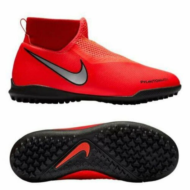 objetivo levantar Huelga Nike Jr Phantom VSN Academy DF TF - Red / Silver 2.5 - Walmart.com