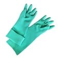 thumbnail image 2 of Portable Nitrile Gloves Repeatable Wear Resistant Durable Waterproof Industrial Rubber Gloves for Gardening Home Garden 45cm M, 2 of 9