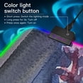 thumbnail image 2 of Watercolor Colorful Lavender RGB Gaming Mouse Pad Large Keyboard Mat Rubber Base 13 Light Modes, 2 of 6