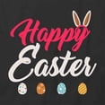 thumbnail image 2 of Happy Easter T-Shirt | Fun Holiday Black Tee Gift, 2 of 5