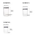 thumbnail image 7 of OXO Softworks Plastic 3-Cup Stackable Food Storage Canisters, Set of 3, 7 of 7