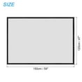 thumbnail image 2 of Uxcell Window Screen Mesh, 47" x 59" DIY Fiberglass Netting Mesh Grey Frame with Hook and Loop Adhesive Edging, 2 of 6