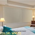 thumbnail image 5 of 59W x 36L" White 3-1/2" Vertical Blind Room Darkening Vertical Blind Easy Installation for Patio Doors, Living Room & Bedroom, 5 of 7