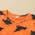 thumbnail image 3 of Mercatoo Baby Boy Clothes Summer Baby Boy Outfit Dinosaur Short Sleeve Tops Solid Color Shorts 2PCS Clothes Outfits, 3 of 9
