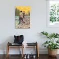 thumbnail image 3 of Art.com Deschutes River - Bend, Oregon - Women Fishing Art Print by Lantern Press, 24" x 36", 3 of 4