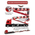 thumbnail image 4 of Cars Giant Truck Transformer Folding Track With Ejector Raceway-KEEW, 4 of 4
