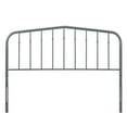 thumbnail image 2 of Modway Lennon Modern Farmhouse Metal Adjustable Headboard, Full Sized, Gray, 2 of 7