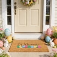 thumbnail image 2 of TanSiDing Easter Doormat Absorbent Welcome Floor Mat, Natural Fiber Decorative Rug for Entryway Kitchen Bathroom, Durable Water Resistant Non-Slip Home Decor 50*80cm, 2 of 9