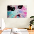 thumbnail image 3 of Elephant Stock Exotic Makeup Wall Art - Horizontal Canvas Wall Art - Living Room Wall Decor - Fashion And Beauty Canvas - Black And Pink Decor - 12" x 8", 3 of 8
