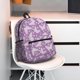 thumbnail image 5 of Fotbe Purple Butterflies Floral Mochila Ligera Casual para Laptop para Hombres y Mujeres, Mochila Impermeable de Uso Diario, Mochila para Universidad, 5 of 6