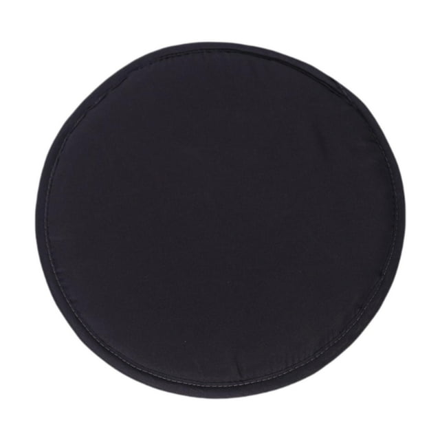 Cojín redondo para asiento de silla, almohadilla para silla, alfombrilla para puf de suelo, antideslizante para decoración del hogar Gris profundo