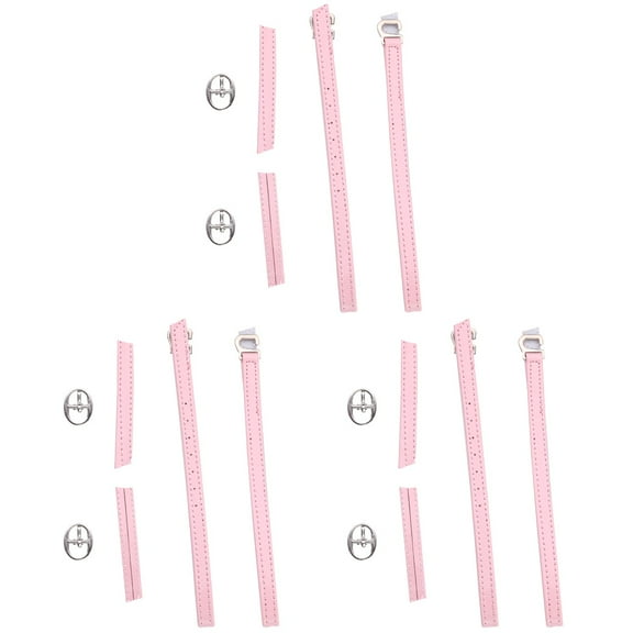 FENGGUIQU Pink Shoelaces 6Pairs Sturdy High Heel Accessory No Fade
