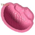 thumbnail image 3 of Halloween Cake Mold Brain Shape Clear Texture Environmentally Friendly Durable Wedding Props Halloween Cake Mold Cake Decorating Tool, 3 of 5
