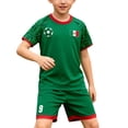 thumbnail image 5 of RTKFRFLM 2026 USA Football Mexican Fan Outfit for Kids Raglan Sleeve Top and Shorts Family Matching Set, 5 of 6