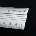 thumbnail image 2 of Aluminum Alloy Straight Ruler Protective Scale Measure Drawing Tool 15/20/30cm, 2 of 9