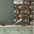 thumbnail image 5 of Ambesonne Summer Floral Peel & Stick Wallpaper for Home, Peonies Night Garden, 13"x36", Pale Peach and Reseda Green, 5 of 5