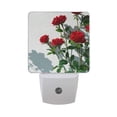 thumbnail image 2 of LED Sensor Night Light Auto On/Off Dusk to Dawn Lamp for Bedroom Hallway Red Roses on The Wall 2 Pack, 2 of 7