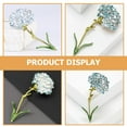 thumbnail image 3 of Milisten Exquisite Flower Brooch Pin Carnation Lapel Pin Collar Lapel Pin Jewelry, 3 of 5