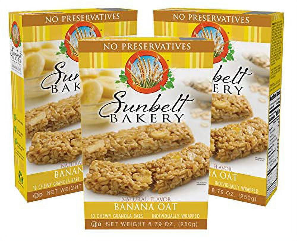 Sunbelt Bakery Banana Oat Chewy Granola Bars, 30 Count - Walmart.com