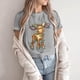 thumbnail image 2 of Camisas de Navidad Para Mujer Casual Cuello Redondo Manga Corta Impreso Top Odeerbi  ODB205689, 2 of 6