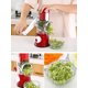 thumbnail image 5 of Accesorio de almacenamiento de cocina azul, triturador de cocina para el hogar, manivela manual, cortador de verduras, cilindro de manivela multifuncional, 5 of 5