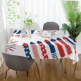 thumbnail image 6 of Coolnut Independence Day Rectangle Tablecloth Spill-Proof Polyester Table Cloth Table Cover for Kitchen Dining Picnic Holiday Party Decoration,54"x54", 6 of 7