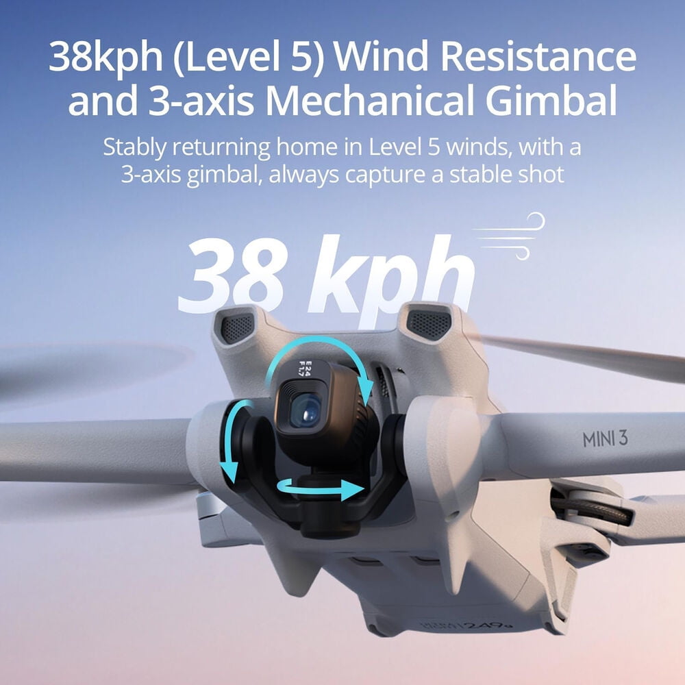 DJI Mini 3 with DJI RC Remote (CP.MA.00000587.01) Lightweight Foldable 4K Camera Quadcopter Bundle with 64GB Card, Backpack, Landing Pad & More
