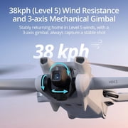 DJI Mini 3 with DJI RC Remote (CP.MA.00000587.01) Lightweight Foldable 4K Camera Quadcopter Bundle with 64GB Card, Backpack, Landing Pad & More