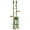 Green, variant on Pefilos Large Cat Tree Tower for Indoor Cats, Stable Adjustable 85"-112" Tall Cat Climbing Tree with Perches Multi-Level Cat Condo Furniture, Green