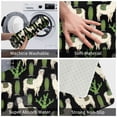 thumbnail image 4 of Front Door Mat Indoor Outdoor Outside Entrance - 16*24in Washable Alpaca Cute Llamas Cactus Funny Thin Bathroom Rugs Fit Under Door, Bath Rugs for Bathroom, Kitchen Rugs Mats for Floor, 4 of 6