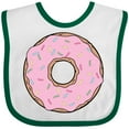 thumbnail image 3 of Inktastic Pink Donut with Sprinkles Boys or Girls Baby Bib, 3 of 4