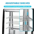 thumbnail image 5 of Aoile Commercial Countertop Refrigerator Display Case 6.9 Cu. Ft with Interior LED Lighting & Rear Sliding Door, 5 of 8