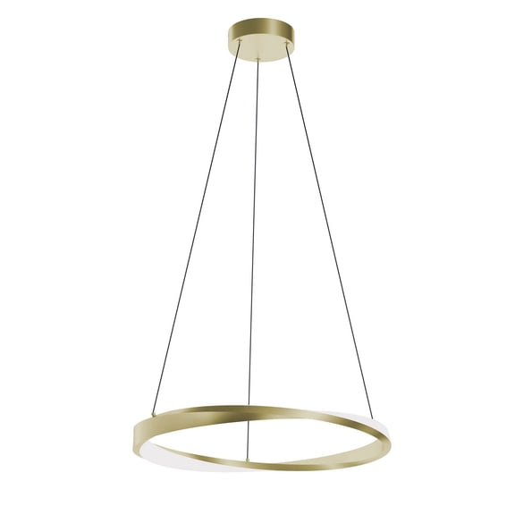 OBRP24LAJUDLB AFX Oberon - 20W 1 LED Pendant-1.5 Inch Tall and 1.4 Inch Wide-Light Antique Brass Finish