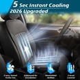 thumbnail image 2 of Paffenery 2026 Heating and Cooling Seat Cover Front Seat, 12V-24V Ventilated Cooling Car Seat Cushion, Cooled Seat Cover for Car SUV Truck Universal Fit, Fashion Grey, 2 of 20