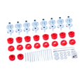 thumbnail image 3 of Kit de buje de montaje en corporal KF04060BK para 2WD 4WD Rojo, 3 of 8