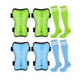 thumbnail image 1 of Set de canilleras y medias de fútbol para niños Hryrbay, 1 of 6