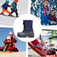 thumbnail image 2 of Kushyshoo Snow Boots Lined Waterproof Navy Winter Boot Toddler Size 10, 2 of 7