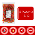 thumbnail image 3 of Kervan Candy Bebeto Gummy Worms - Fruity, Soft & Sweet Gummy Candy Bulk for Kids, Gift Snacks and Parties - Classic Worms Gummies Big Party Size Bag (5 lbs), 3 of 7