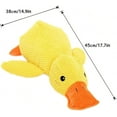 thumbnail image 2 of Mellow Dog Calming Duck, 2025 New Yellow Duck Dog Toy, The Mellow Dog Duck, Calming Duck Dog Toy, The Mellow Dog Calming Pillow, Dog Duck Toy with Quacking Sound for Indoor Dog, 2 of 7