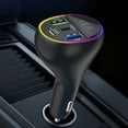 thumbnail image 1 of MORESEC under $5 Car Fast Charger4-Port USB C Car Charger with Smart Digital Display, PD Quick Charge Technology, Aluminum Alloy Housing, Over- Protection, Compatible with All Phones Tablets, 1 of 9