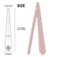 thumbnail image 3 of Naloa Floral Strawberr Print Solid Color Tie Formal Necktie for Men，Suitable for business, daily life, work, 3 of 5