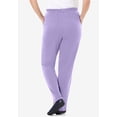 thumbnail image 3 of Woman Within Plus Size Tall 7-Day Straight-Leg Elastic-Waist Stretchy Knit Pant, 3 of 6