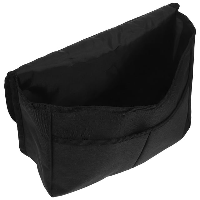 UPOUART Universal Walker Bag Black Polyester Easy Installation Walker Accessories 1Pcs