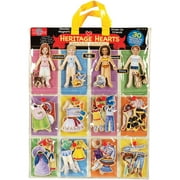 Heritage Hearts Wooden Magnetic Dress-Up Doll Friends
